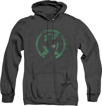 Gildan DC Comics Gl Symbol Knockout Adult Heather Hoodie / Hooded Sweatshirt
