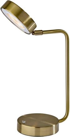 Adesso Amari Cordless LED Desk Lamp in Antique Brass at Nordstrom