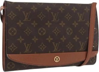Louis Vuitton Pre-owned Cross Body Bags, female, Brown, Size: ONE SIZE Pre-owned Vintage Monogram Shoulder Bag