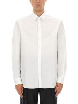 Moschino White Regular Poplin Shirt
