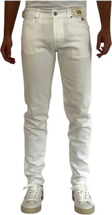 Roy Rogers Uomo, Pantaloni, Bianco, W38, new