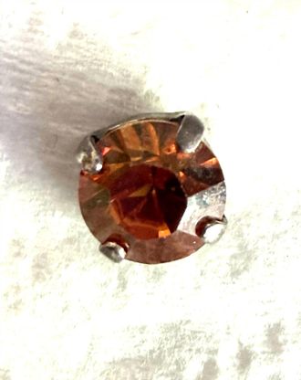 Mariana Womens Studs Earrings In Dark Orange