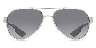 Costa 6S4006 Loreto Polarized 400634 Mens Sunglasses Silver Size 56