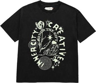 Honor The Gift graphic-print short-sleeve T-shirt - Black