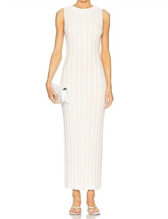 SANCIA Margot Dress In Ecru