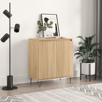 vidaXL Aparador De Madera Contrachapada Roble Sonoma 60x35x70 Cm Vidaxl