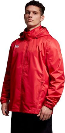 Canterbury Of New Zealand Mens Club Vaposhield Full Zip Waterproof Jacket (Flag Red) - Size X-Small