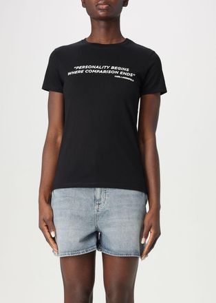 Karl Lagerfeld T-shirt in cotone con slogan Karl Lagerfeld