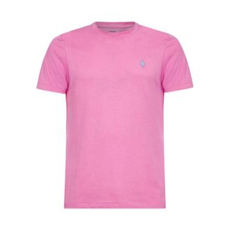 Polo Ralph Lauren T-Shirts, male, Pink, Size: XL Polo Ralph Lauren T-shirts and Polos