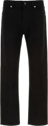 Stone Island Jeans con applicazione Compass - Nero