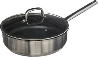 Secret de Gourmet Secret De Gourmet Sart&eacute;n Salteadora En Acero Inoxidable Plateada 29 Cm