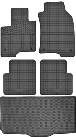 OEM Juego De Alfombrillas De Goma Para Coche Y Alfombrilla Para Maletero Para Fiat Panda Iii Hatchback De 2012