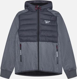 Reebok Mens RB1562 Mixed Media Jacket - Ice Grey - Size: 42/Regular