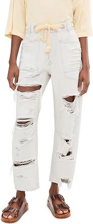 Free People Moxie Low Slung Pull-On Barrel Womens Clothing Sea Mist : 29 29, Cotton/Denim