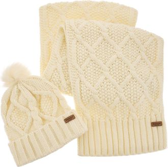Barbour Ridley Cap And Scarf Set