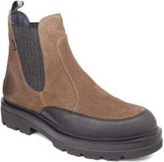 Callaghan Suede en leren Beatles enkellaarzen - Heren - Chelseaboots - Bruin - 42 EU - Leer - Schoenen
