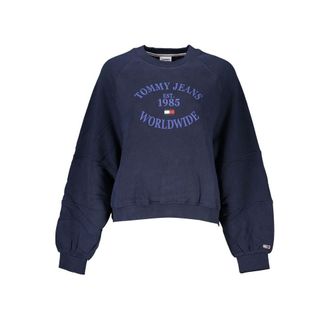 Tommy Hilfiger Blauwe Katoenen Dames Sweatshirt