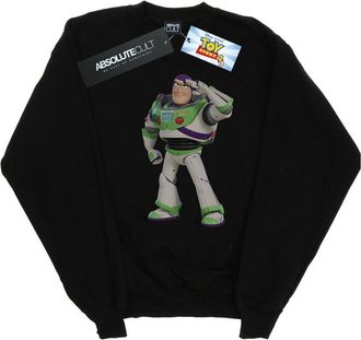 Disney Heren Toy Story Buzz Lightyear staand sweatshirt (Zwart)