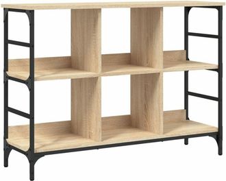 vidaXL Aparador de madera de ingeniería roble Sonoma 102x32x73,5 cm Vidaxl