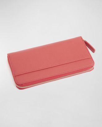 Royce Leather RFID Blocking Continental Wallet, Personalized