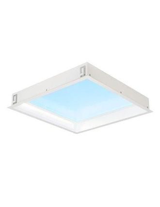 Mantra Mantra Plaf&oacute;n Cielo Azul Led Empotrable Blue Sky 60x60, 60w 4500k 4000lm, Simula Claraboya, Blanco