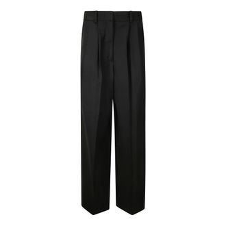 P.A.R.O.S.H. P.a.r.o.s.h., Dames, Broeken, Zwart, Maat: M Wol