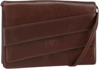 Valentino Pre-owned Cross Body Bags, female, Brown, Size: ONE SIZE Pre-owned Vintage Shoulder Bag