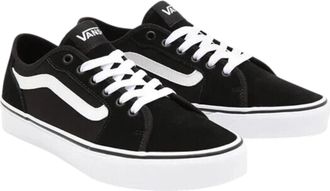 Vans Filmore Decon Sneaker in Black/White Leather Men