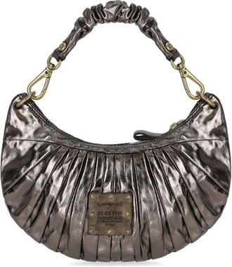 Campomaggi Luna Schoudertas - Dames - Schoudertassen - Grijs - ONE Size - Katoen - Tassen