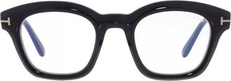 Tom Ford Blue Light Block Square Mens Eyeglasses FT5961-B 001 49