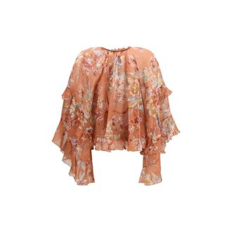 Zimmermann Womens Multicolor Cotton Blouse