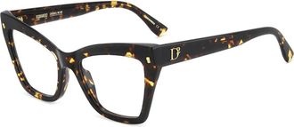 Dsquared2 Mode Bril Model 0152 - Dames - Brillen - Bruin - 54 MM - Accessoires