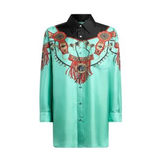 Etro Mujer, Blusas y Camisas, Verde, Talla: S
