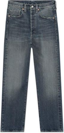 Fortela Unclejohn Japan Selvedge 5-Pocket High-Waist Pants Twisted Denim Pants in Light Custom Wash at Nordstrom, Size 30