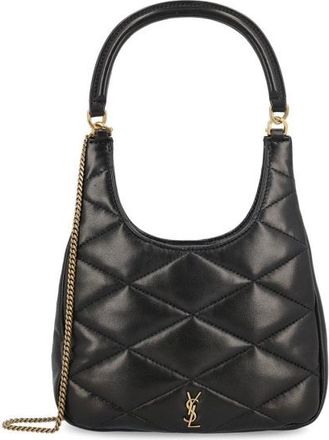 Saint Laurent Sade Logo Plaque Shoulder Bag