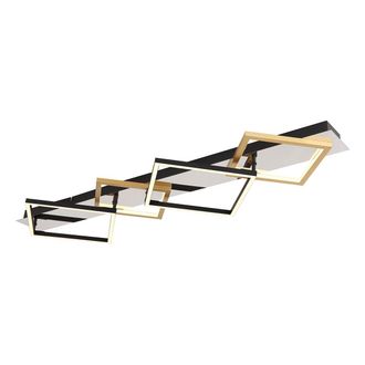 Globo Lighting Plaf&oacute;n - Lesina - Cromo - Metal - Led - 67847-48 - Globo