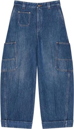 Givenchy Cocoon Jeans - Dames - Loose Fit Jeans - Blauw - W26 - Katoen - Jeans
