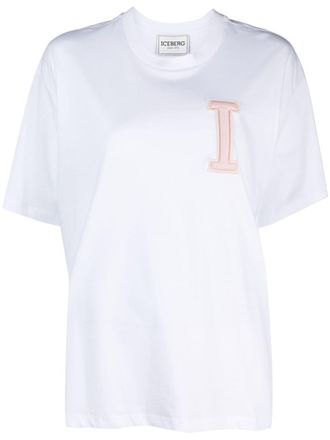 Iceberg T-shirt met logopatch - Wit