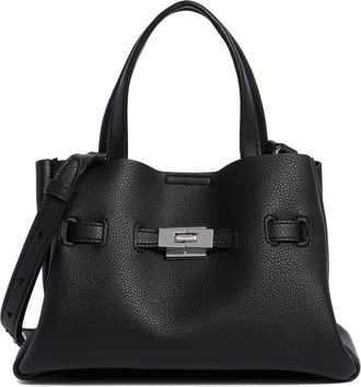 DKNY Bryar Small Satchel in Black/Silver at Nordstrom Rack