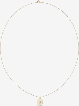 Pascale Monvoisin Halskette aus Gelbgold und Diamant Gina