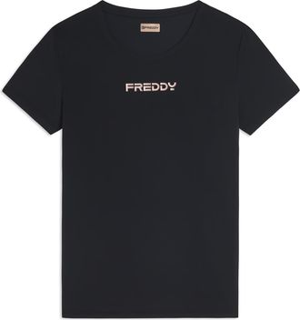 Freddy T-shirt regular in tessuto tecnico leggero