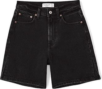 Abercrombie & Fitch Classic 7 Inch Dad Short Womens Clothing Black : 29 7