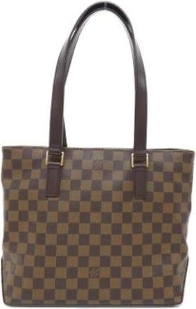 Louis Vuitton Pre-owned Tote Bags, female, Brown, Size: ONE SIZE Pre-owned Cabas Piano Tote Bag