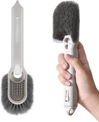 OEM Dispensador De Jab&oacute;n Con Cepillo Para Platos - Cepillo De Cocina - Lavado R&aacute;pido - Cerdas Resistentes - 26x10x7 Cm - Multicolor
