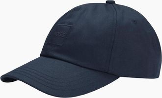 HUGO BOSS Mens Derrel-PL Cotton Black Baseball Cap - Size: ONE size