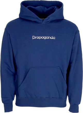 PROPAGANDA Apple Hoodie Specter - Heren - Hoodies - Blauw - XS - Katoen - Hoodies & sweatvesten