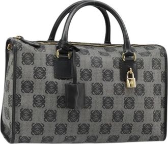 Loewe Pre-owned Hand Bag - Dames - Vintage Handtas - Grijs - ONE Size - Leer - Vintage