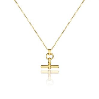 Lily & Roo Gold Mini T-Bar Necklace