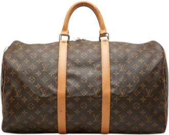 Louis Vuitton Pre-owned Weekend Bags, female, Brown, Size: ONE SIZE Pre-owned Monogram Boston Bag