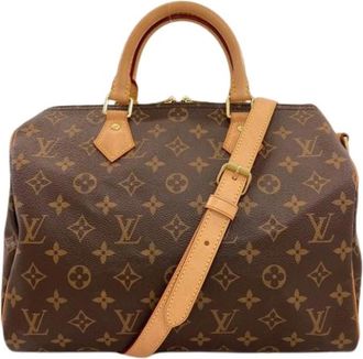 Louis Vuitton Pre-owned Vintage Monogram Handtas - Dames - Vintage Handtas - Bruin - ONE Size - Vintage